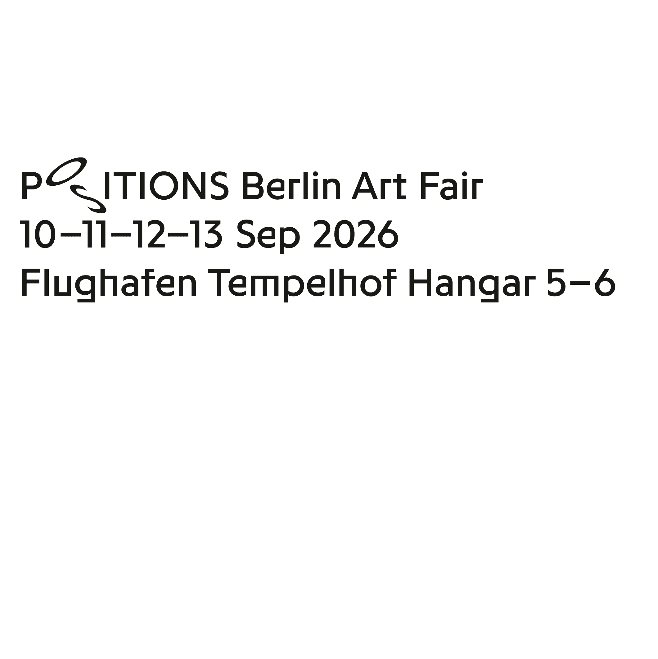 Positions Berlin Art Fair 2026